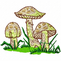 Mushroom Embroidery Design 9 Mushroom Embroidery Design 9
